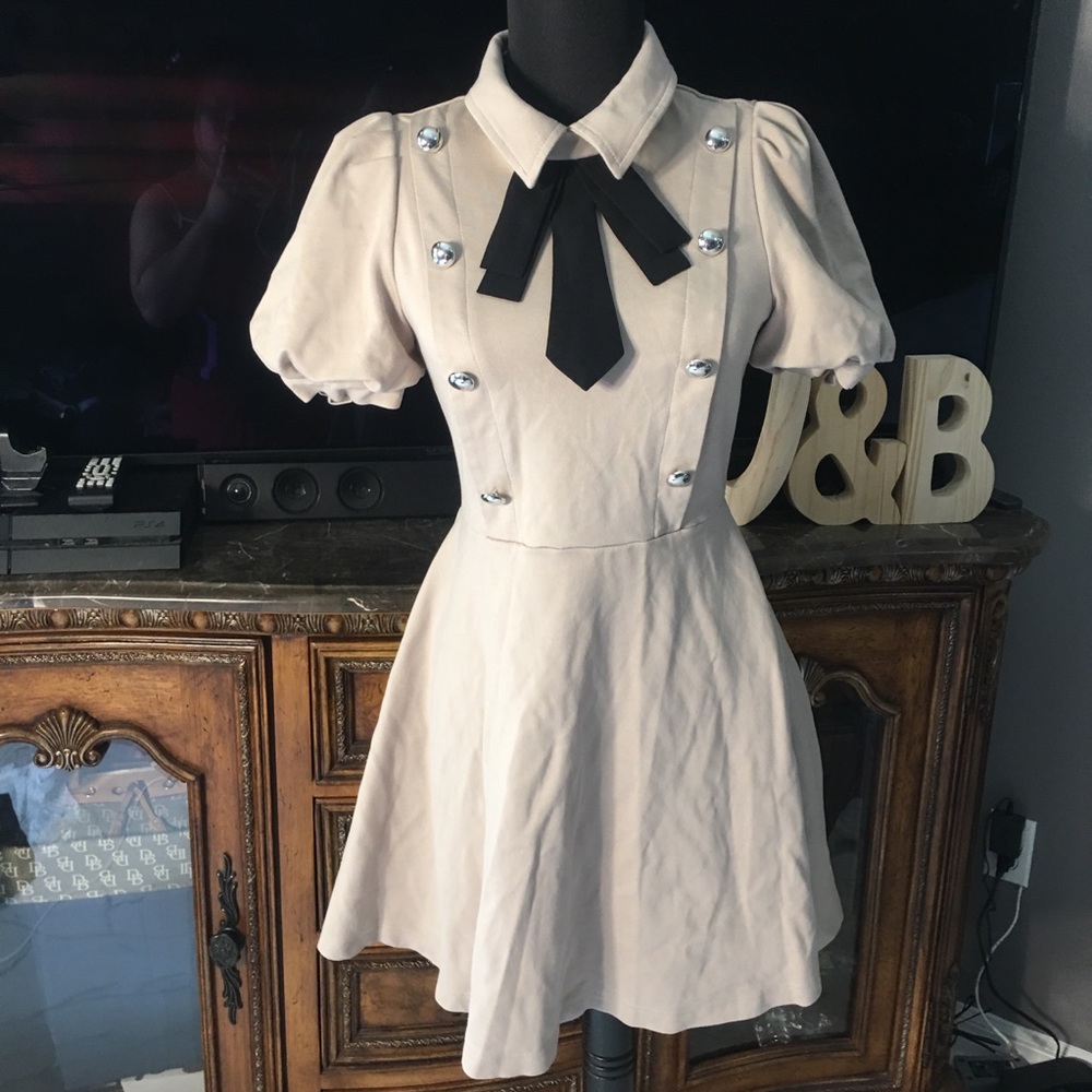 Korean fashion fit and flare dress